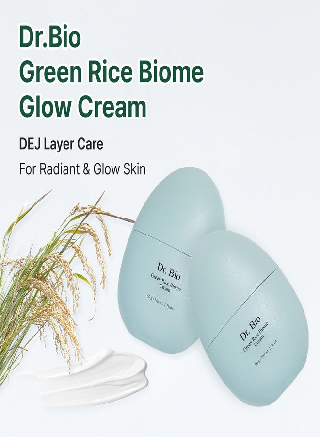 دكتور بيو كريم دكتور بيو جرين رايس بايوم (50 مل) مع بروبيوتيك، مرطب نباتي، يقلل البقع الداكنة، يعالج فرط التصبغ والعيوب، بشرة مشرقة، يقوي حاجز البشرة، خالٍ من العطور، عناية بالبشرة الكورية - Image 4